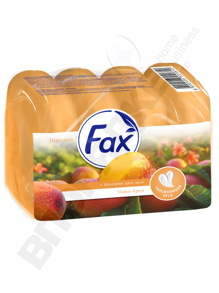 Мыло туалетное "Fax" Манго крем 70гр 4шт/уп